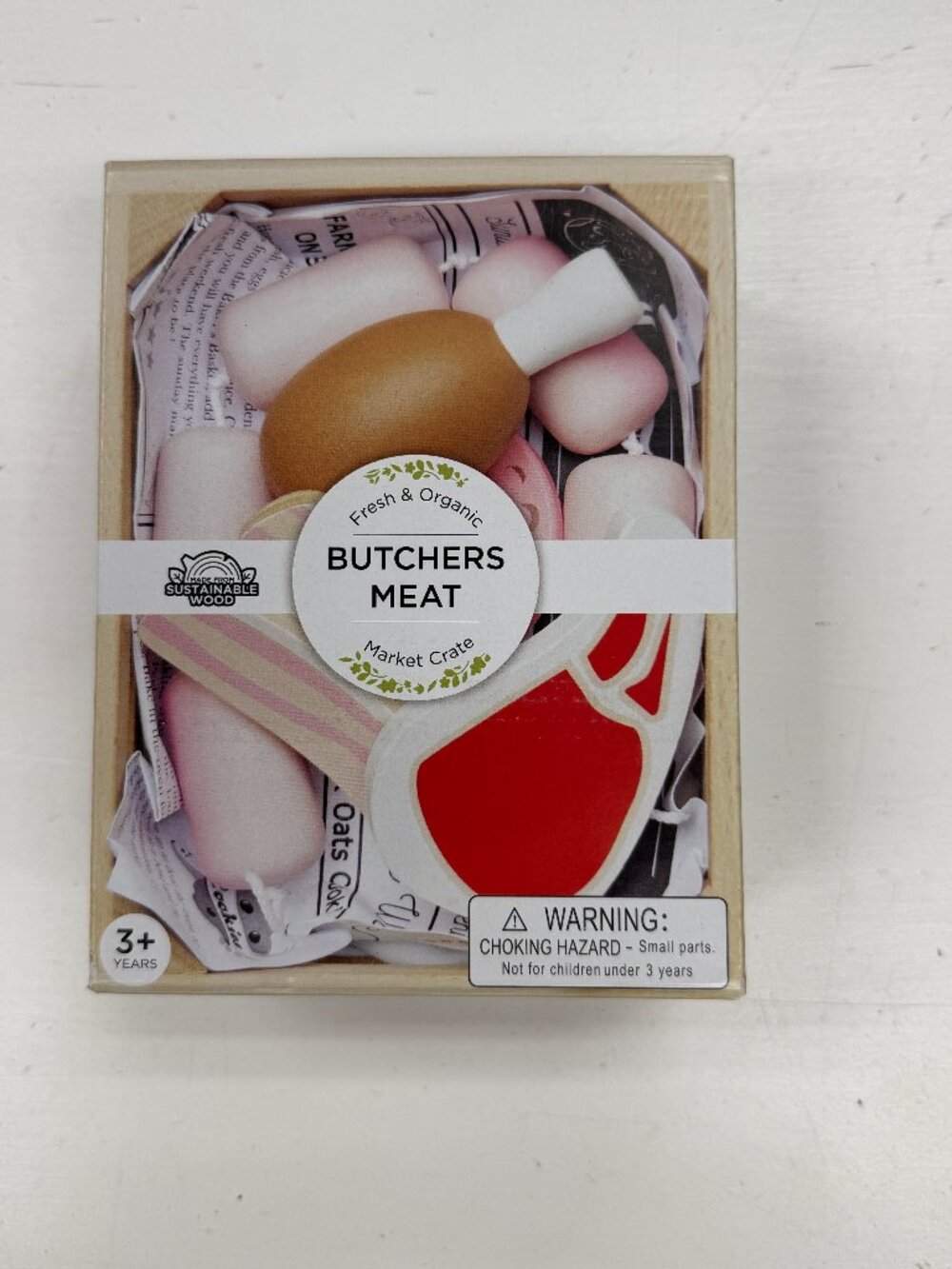 NIB LE TOY VAN BUTCHER MEAT
